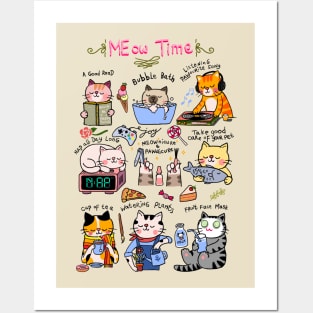 MEow Time Posters and Art